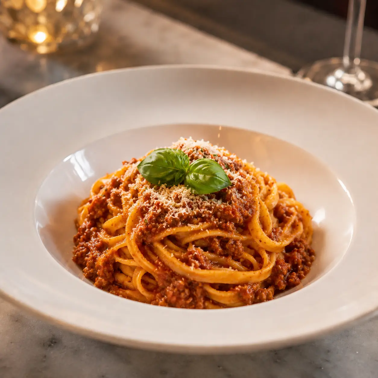 Fettuccine Bolognese at IL Nido Sherman Oaks
